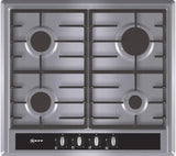 Neff T23S36N0GB 58cm Gas Hob - Stainless Steel